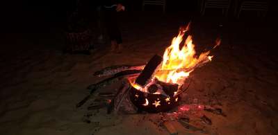 a bonfire on our private beach in montauk
